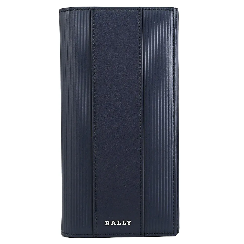 BALLY 6307874 HARREY 金屬LOGO牛皮織帶拼接單肩後背/胸口包.深藍 歷史價格詳細信息