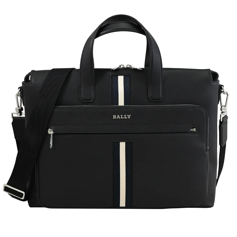 BALLY 6307866 HAIES 經典織帶造型拉鍊兩用公事包.黑 價格比較,價格查詢,歷史價格詳細信息