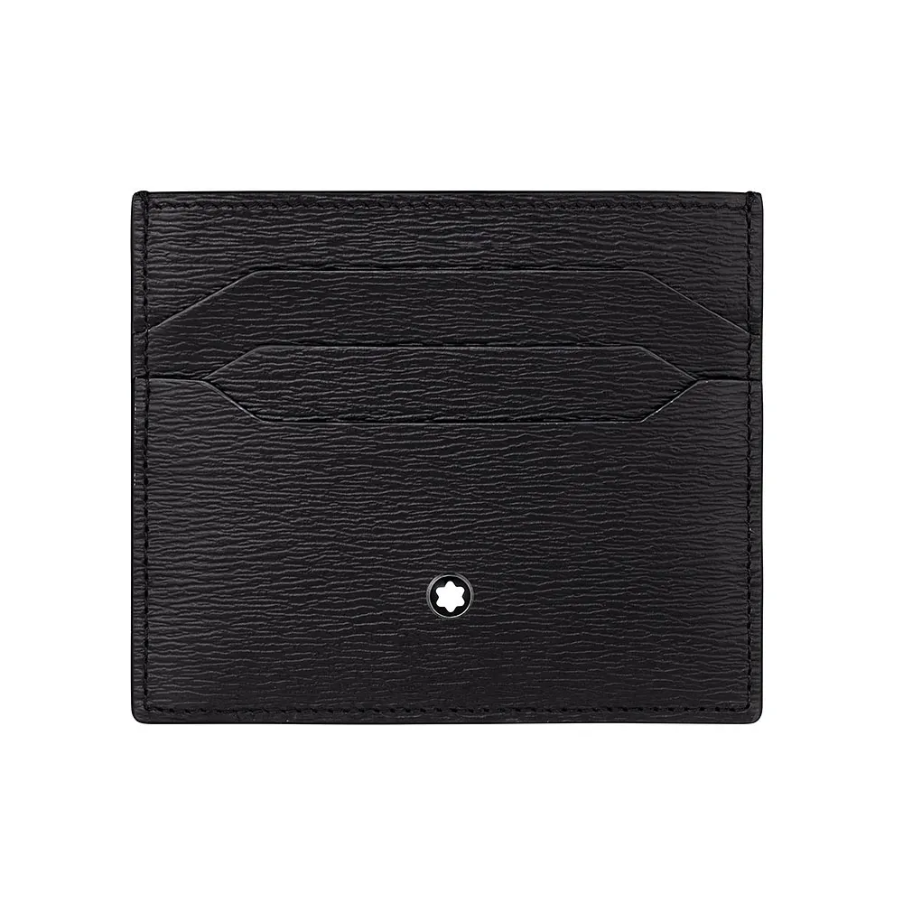 MONT BLANC 4810 WESTSIDE六角星LOGO水波紋設計牛皮3卡對折名片夾(黑) 廠商直送 歷史價格詳細信息