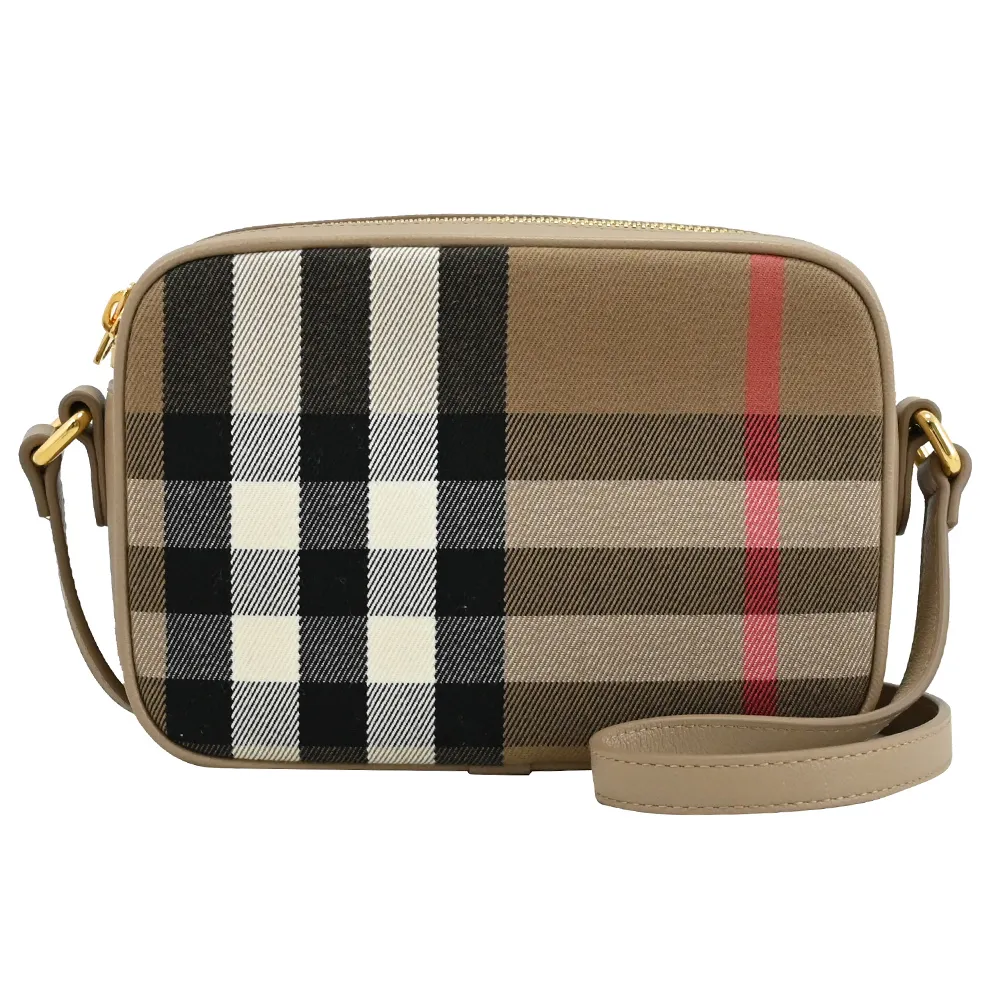 BURBERRY  經典格紋帆布拉鍊長夾(炭灰色) 歷史價格詳細信息