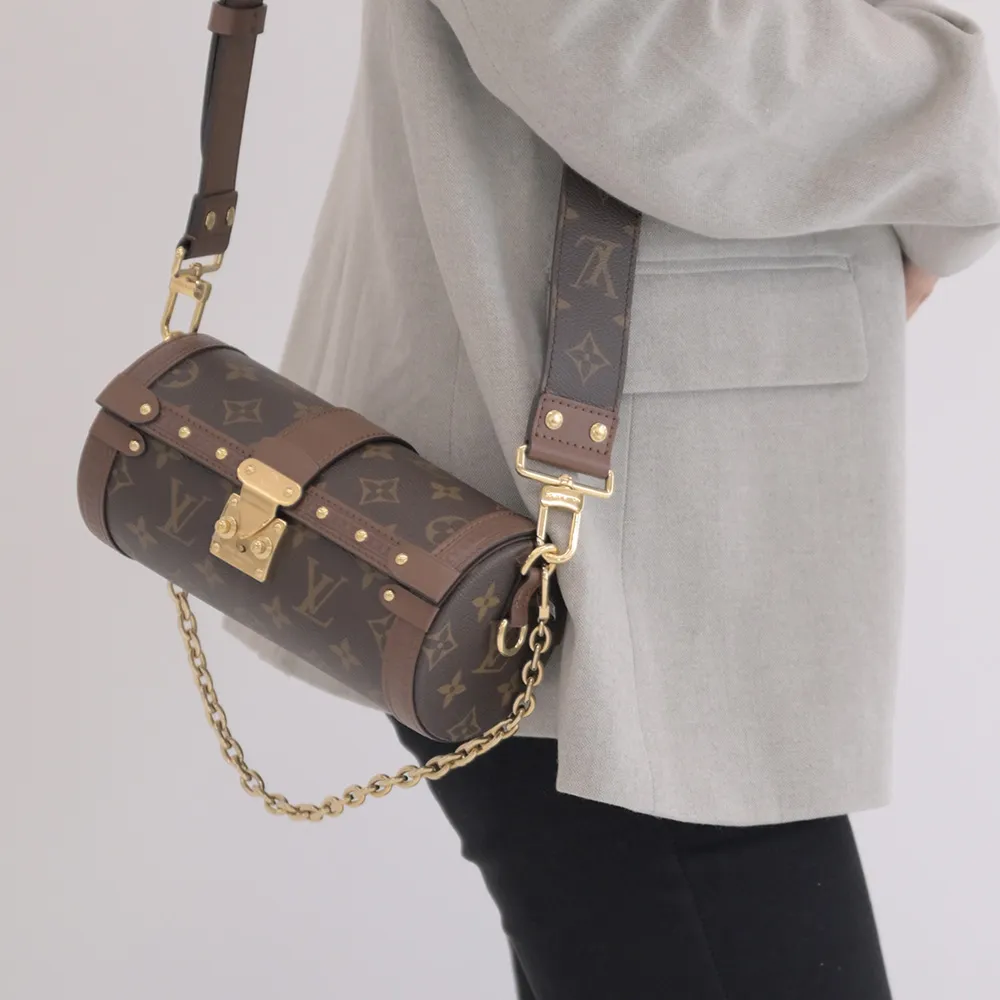 Louis Vuitton Papillon Trunk 經典Monogram帆布圓筒水桶/兩用包(咖啡) 歷史價格詳細信息