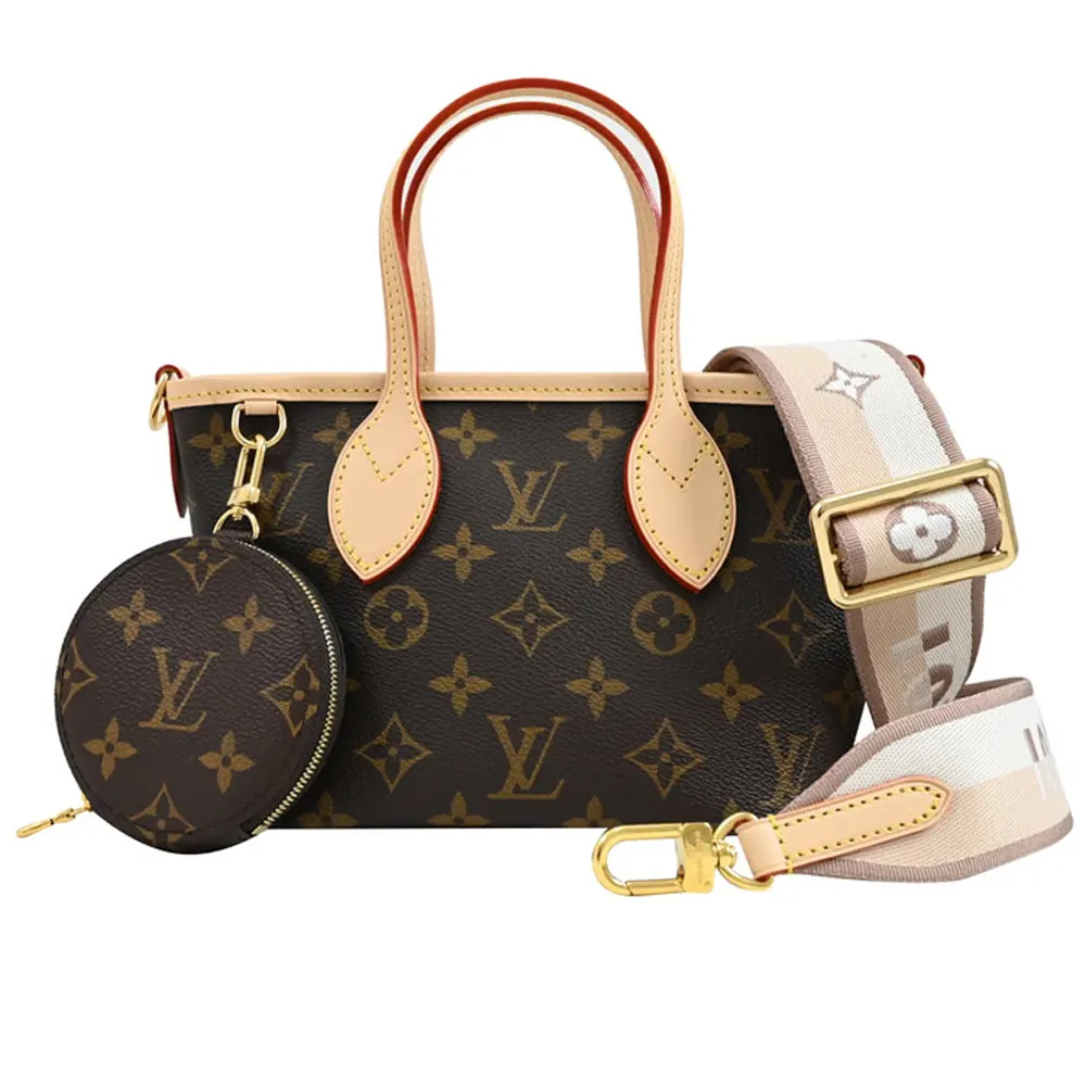 Louis Vuitton Neverfull MM經典 Monogram帆布托特包(米色) 歷史價格詳細信息