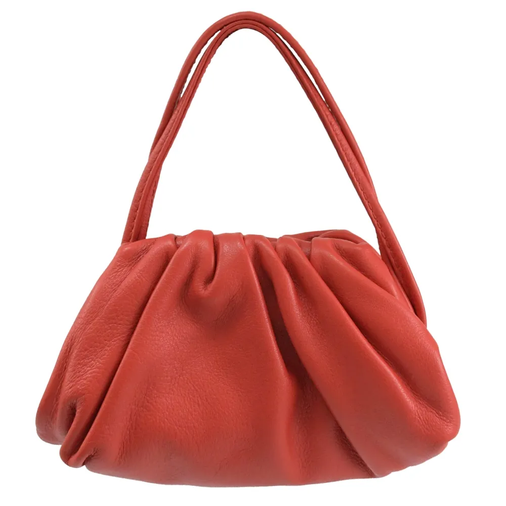 雲朵手提bao 簡約 百搭 腋下bao 女 baobao女 新款 小眾設  褶皺 歷史價格詳細信息