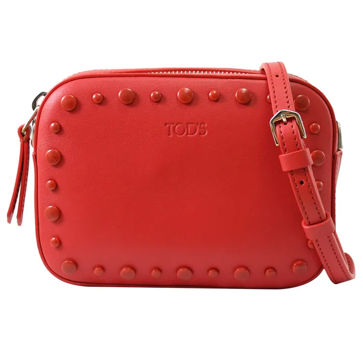 TODS 經典荔枝牛皮附鍊風琴式零錢短夾.黑 歷史價格詳細信息