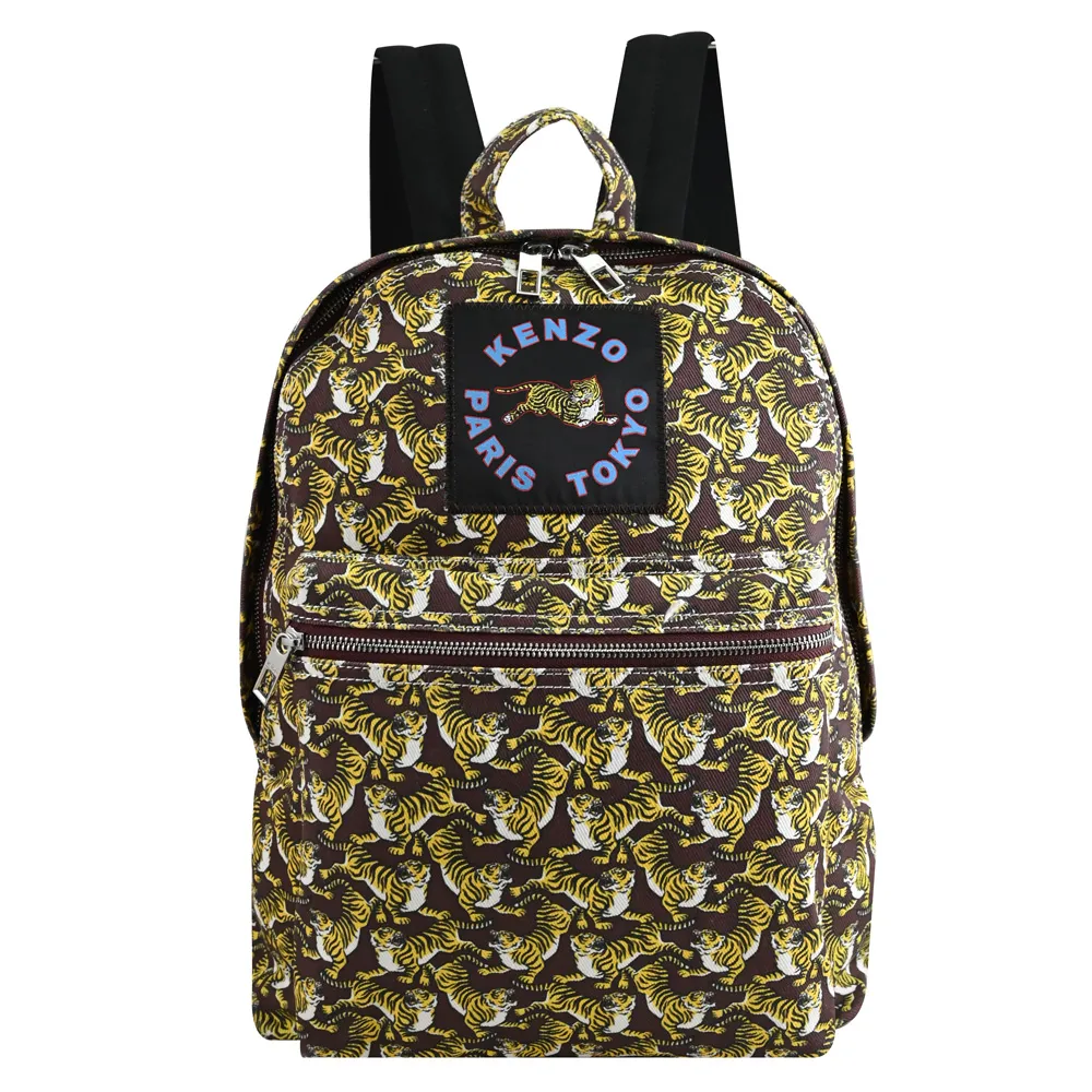 KENZO 5SA603 滿版LOGO繽紛印花休閒後背包 歷史價格詳細信息