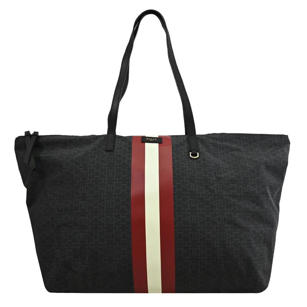 BALLY 經典金屬LOGO 荔枝牛皮迷你兩用束口/鍊帶水桶包 (黑色) 歷史價格詳細信息