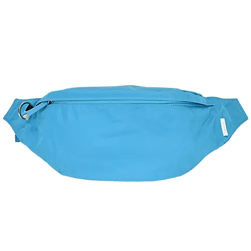 agnes b. 輕量尼龍撞色口袋斜背包-小/藍橘 歷史價格詳細信息