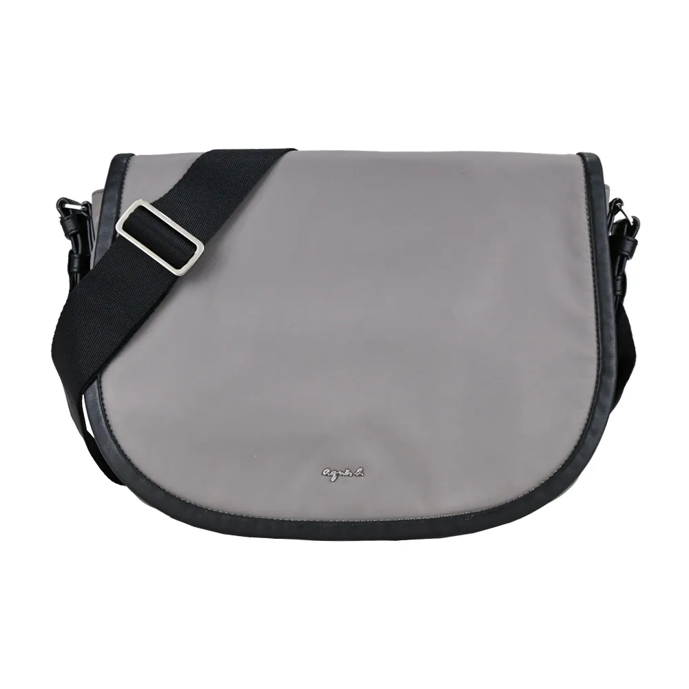 agnes b.皮革穿扣雙拉鍊後背包(米) 歷史價格詳細信息