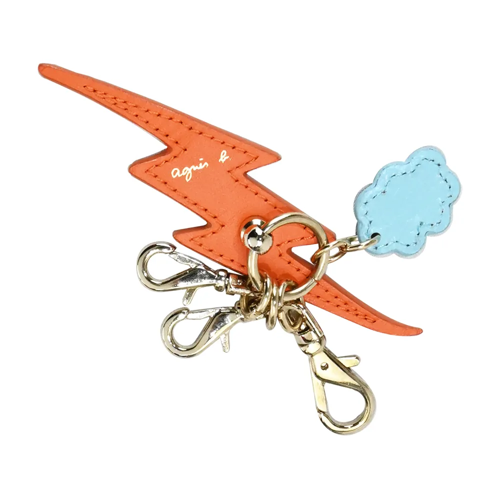 【agnes b.】閃電皮革鑰匙圈(二色選) 歷史價格詳細信息