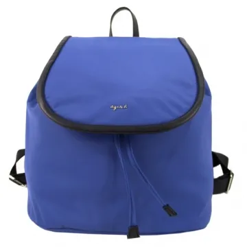 agnes b. 皮革前口袋拼接尼龍斜背包-黑 歷史價格詳細信息