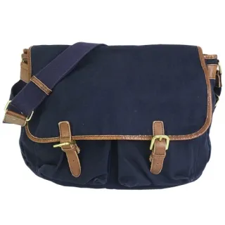 agnes b.皮釦翻尼龍蓋大手拿包(深藍) 歷史價格詳細信息