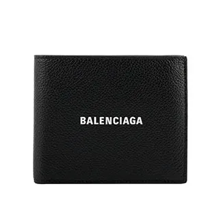 BALENCIAGA 經典LOGO牛皮8卡對開短夾(黑) 594549 1IZI3 1090 歷史價格詳細信息