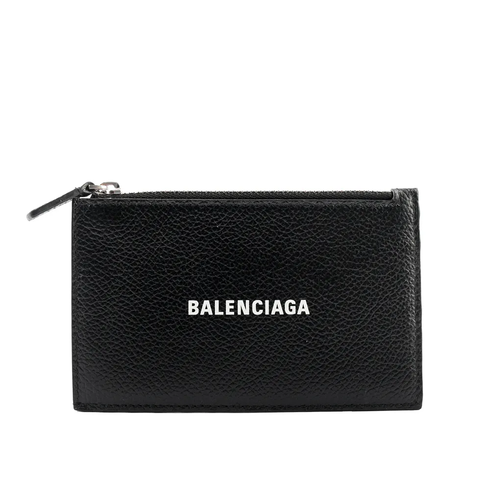 BALENCIAGA 經典LOGO牛皮8卡對開短夾(黑) 594549 1IZI3 1090 歷史價格詳細信息