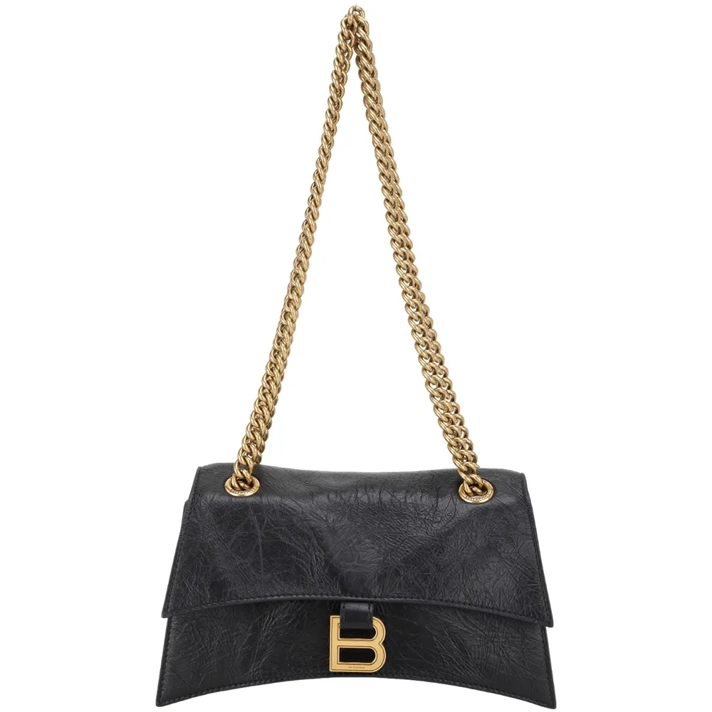Balenciaga 小款Hourglass 鱷魚紋小牛皮沙漏2用包 翡翠綠色 歷史價格詳細信息