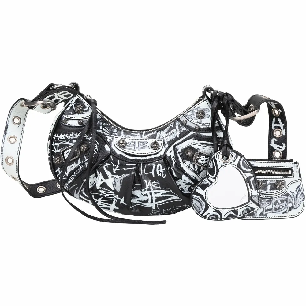 Balenciaga 黑色 斜背包 肩背 側背 男女 近全新 歷史價格詳細信息