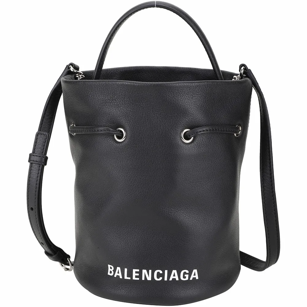 BALENCIAGA EVERYDAY白字燙印LOGO小牛皮3卡扣式三折短夾(迷你/黑) 廠商直送 歷史價格詳細信息