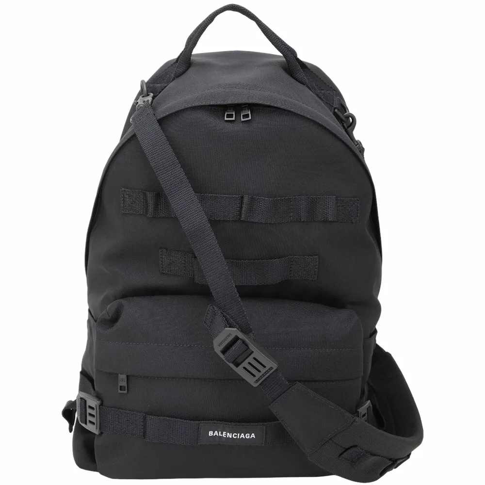 BALENCIAGA Army 小款 BB緹花帆布拼織帶手提/斜背托特包(黑色) 歷史價格詳細信息