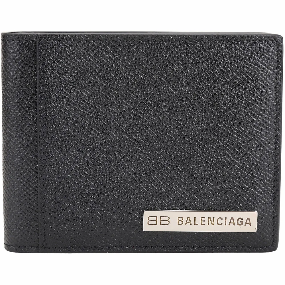 BALENCIAGA 巴黎世家 金屬感光滑牛皮卡片夾/零錢包(銀色) 歷史價格詳細信息