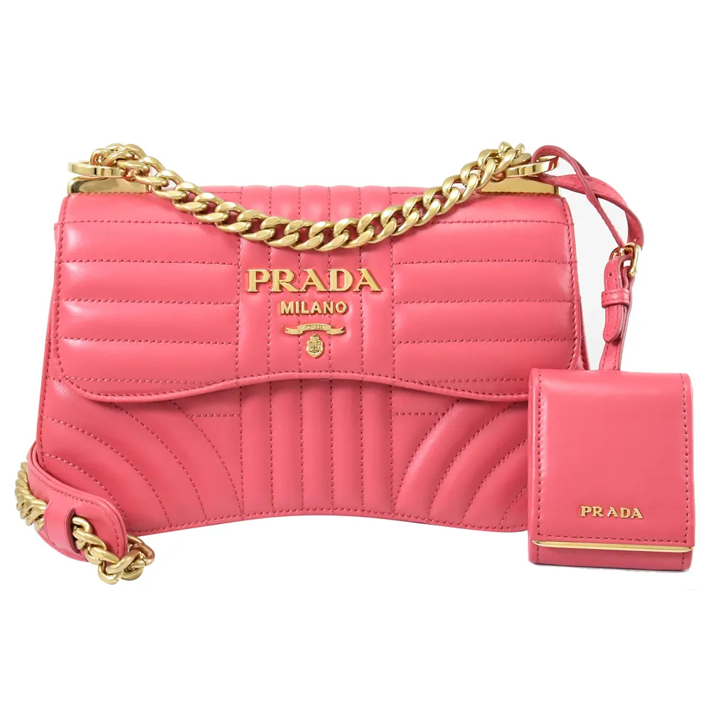 PRADA 桃紅色名片包 歷史價格詳細信息