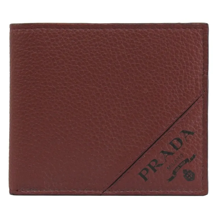 PRADA 2MO008 經典三角LOGO防刮對開零錢短夾.天藍 歷史價格詳細信息