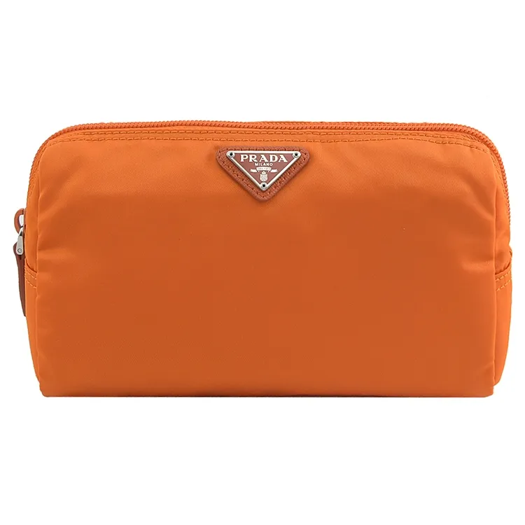 PRADA 三角牌Logo 尼龍多功能萬用包/手拿包(黑色) 2NA029 ZMY F0002 歷史價格詳細信息