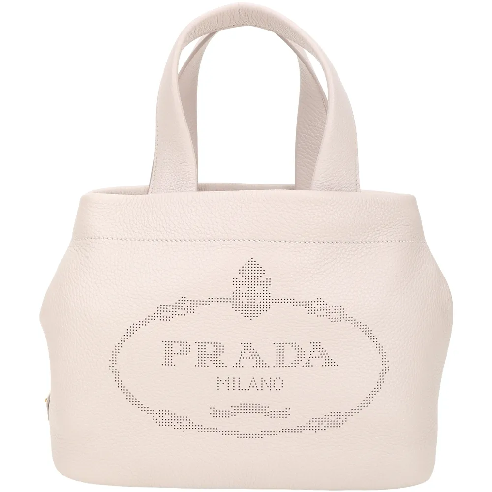 PRADA VITELLO PHENIX 經典金字LOGO荔枝紋設計牛皮扣式手提斜背包(黑) 廠商直送 歷史價格詳細信息