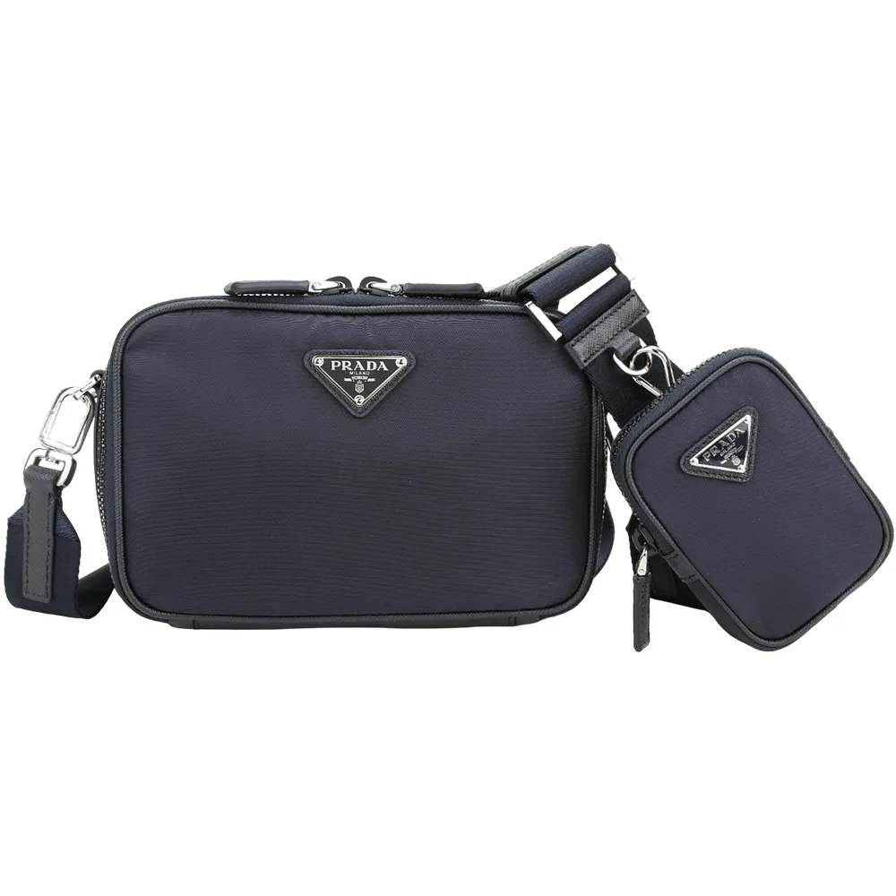 PRADA Tessuto 三角牌喀什米爾羊毛襯裡尼龍拼接小羊皮手套(黑色) 歷史價格詳細信息