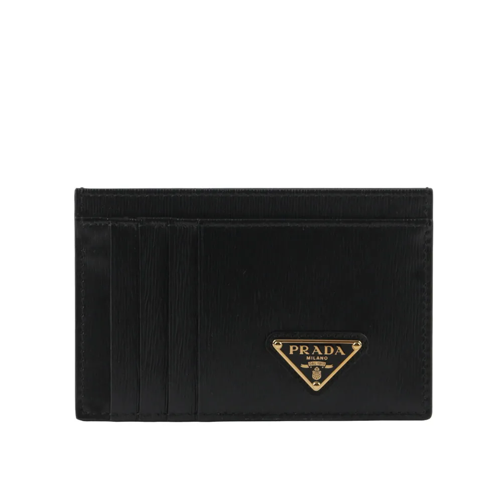PRADA 名片夾  鑰遈夾  短夾  黑色時尚收納盒  商品尺寸：11.5cm長×8cm寬x3cm高 歷史價格詳細信息