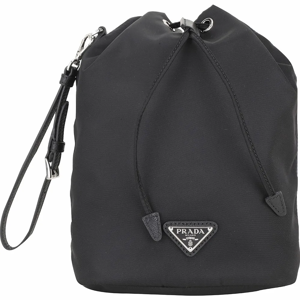 PRADA 三角牌尼龍胸肩背/腰包(黑色) 歷史價格詳細信息