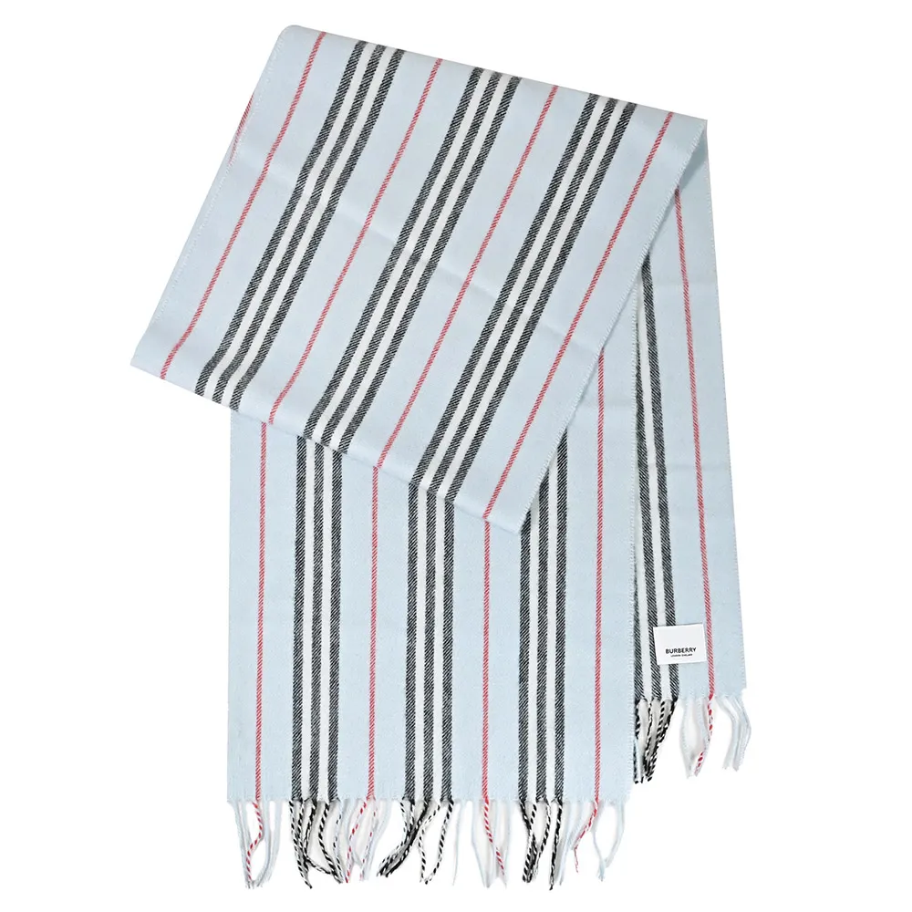 BURBERRY 經典條紋塗層帆布及牛皮三折短夾(黑色/經典米色) 80730821 歷史價格詳細信息