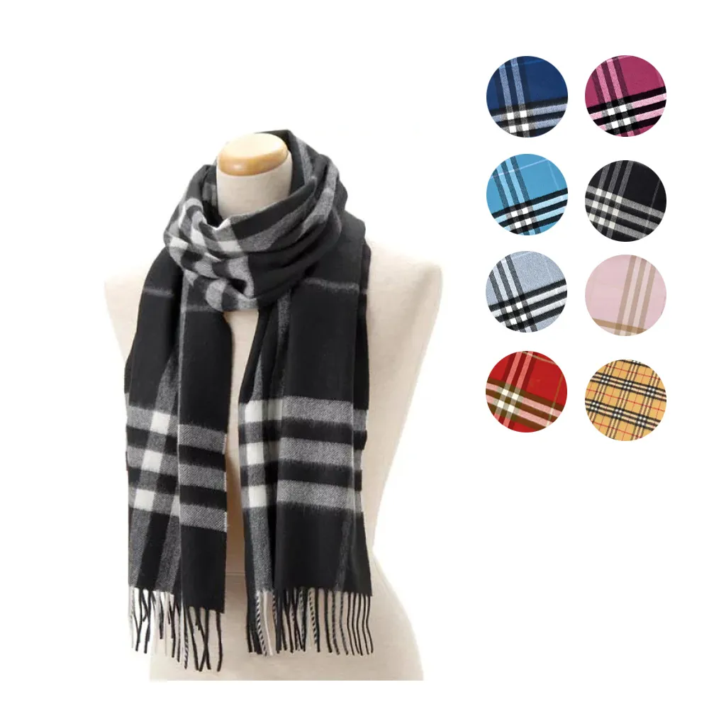 BURBERRY 經典格紋羊絨混紡混紡披肩/圍巾 (任選) 歷史價格詳細信息