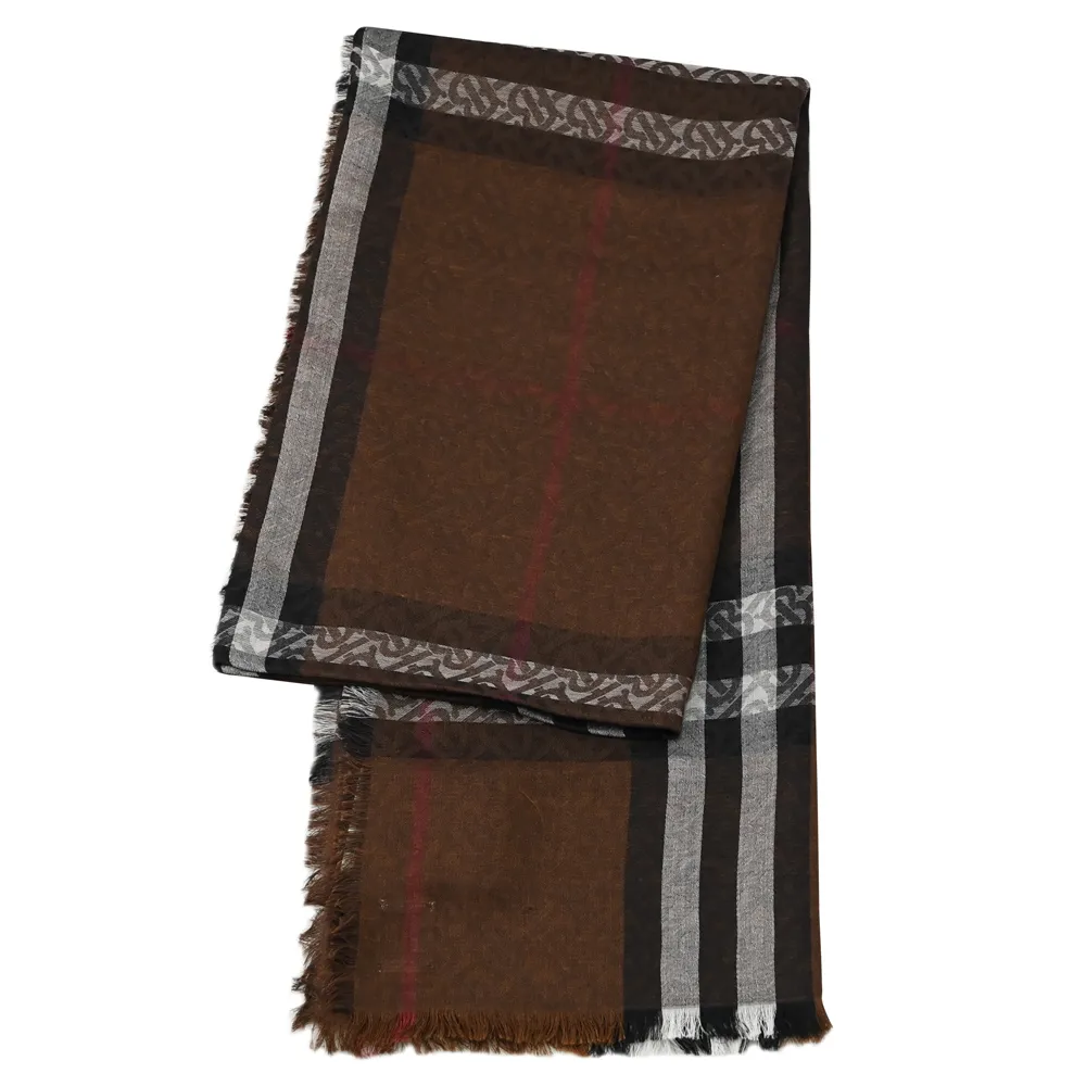 BURBERRY格紋絲毛混紡圍巾(典藏米色) 歷史價格詳細信息