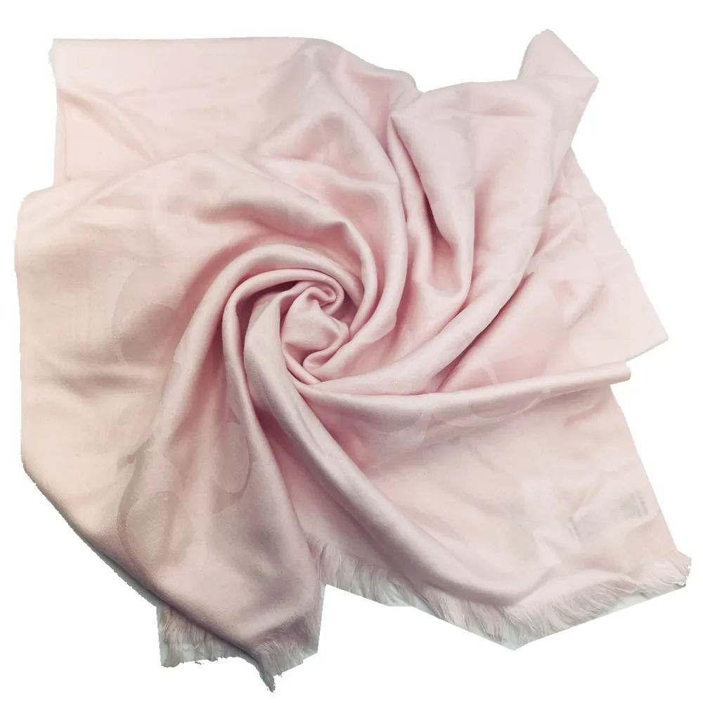 COACH C LOGO羊毛混桑蠶絲巾圍巾(乾燥玫瑰) 歷史價格詳細信息