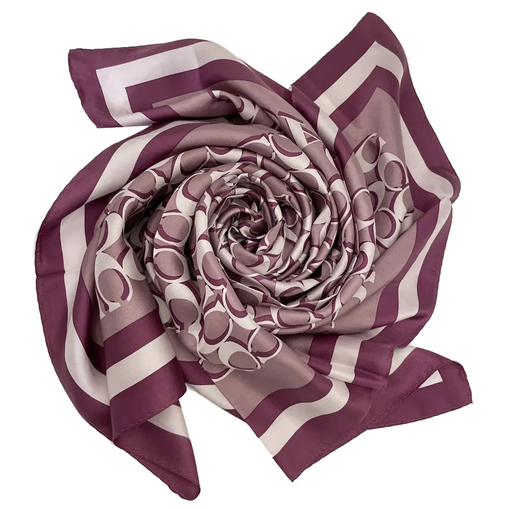 COACH 圍巾 香檳金 C Logo羊毛混絲保暖流蘇 母親節 附原廠紙盒 歷史價格詳細信息