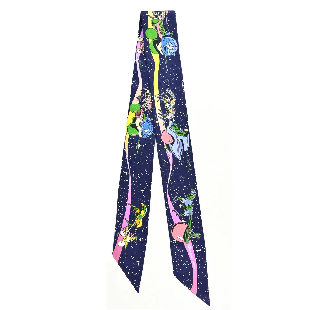 Hermes 愛馬仕 Space Derby 太空德比 Twilly 絲巾(紅/綠/藍) 歷史價格詳細信息