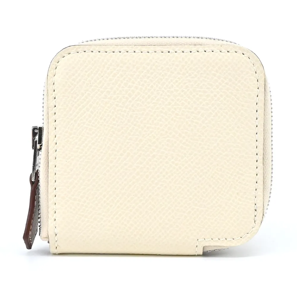 HERMES 愛馬仕 Silk in 37 gold 金棕 大象灰 駝色 絲巾 拉鍊 6卡 零錢 短夾 歷史價格詳細信息