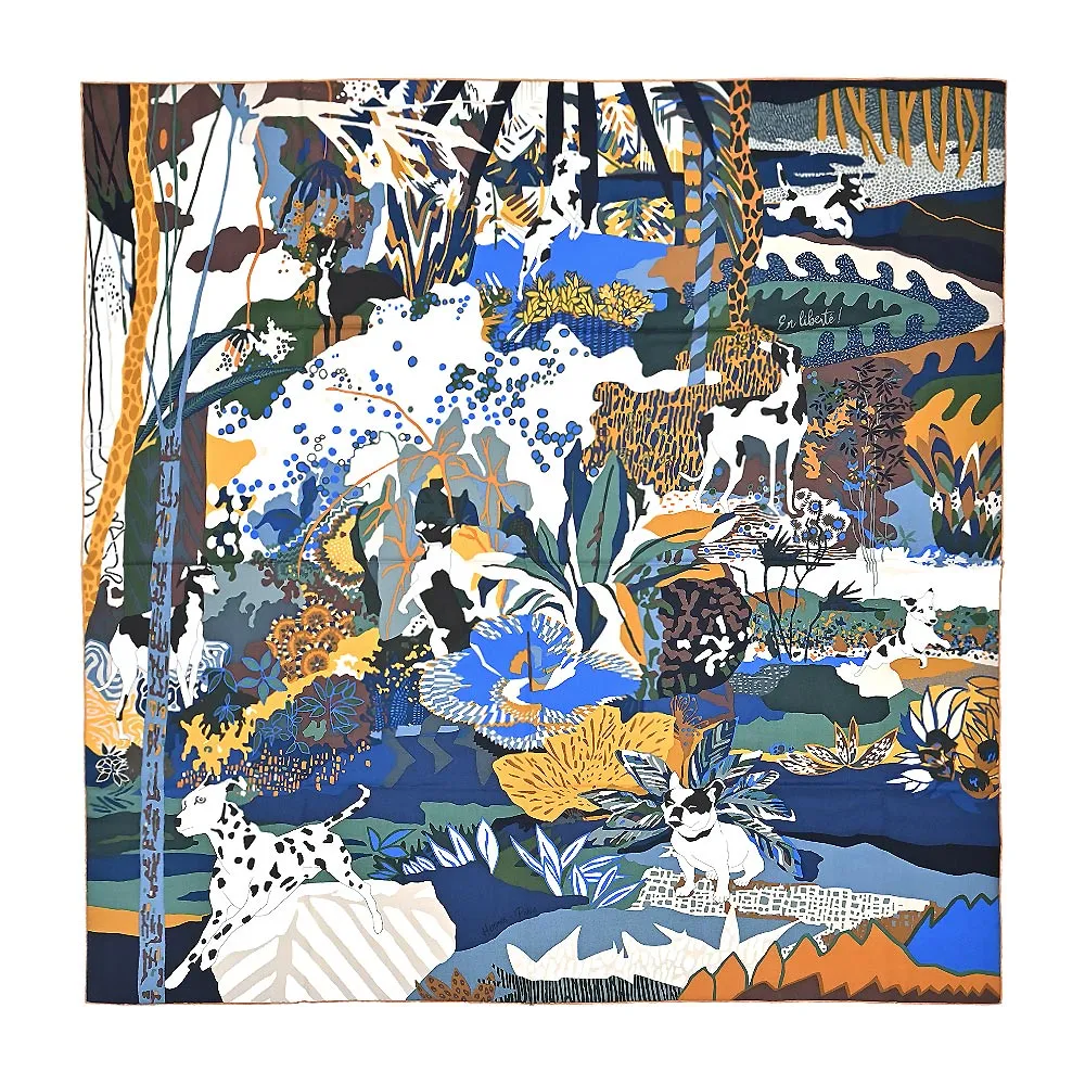 【愛馬仕 HERMES】喀什米爾140cm大方巾-牛仔藍 ☆保證真品☆ 全新~*購於愛馬仕專櫃~ 歷史價格詳細信息