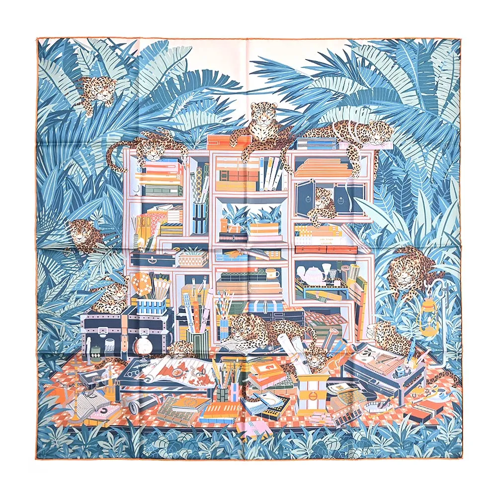 Hermes 愛馬仕 Les Folies du Ciel熱氣球90 真絲雙面用方巾(粉黃/淡粉) 歷史價格詳細信息