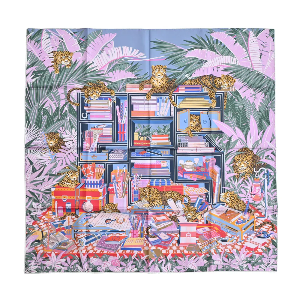 Hermes 愛馬仕 Les Folies du Ciel熱氣球90 真絲雙面用方巾(粉黃/淡粉) 歷史價格詳細信息