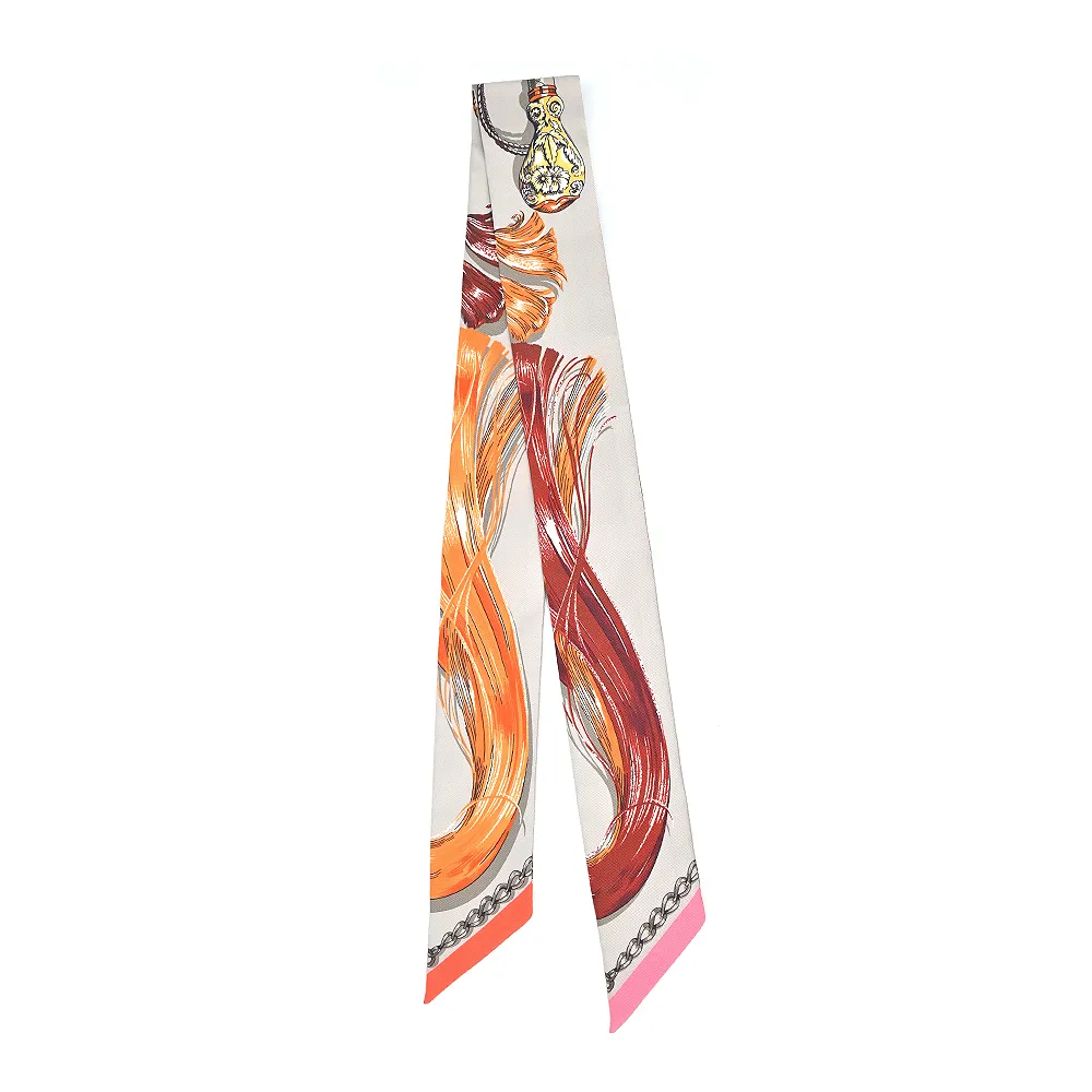 Hermes 愛馬仕Cavalcadese 90 跑馬樂遊真絲方巾(白/桃/綠) 歷史價格詳細信息