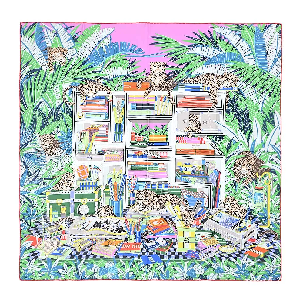 Hermes 愛馬仕 Les Folies du Ciel熱氣球90 真絲雙面用方巾(粉黃/淡粉) 歷史價格詳細信息