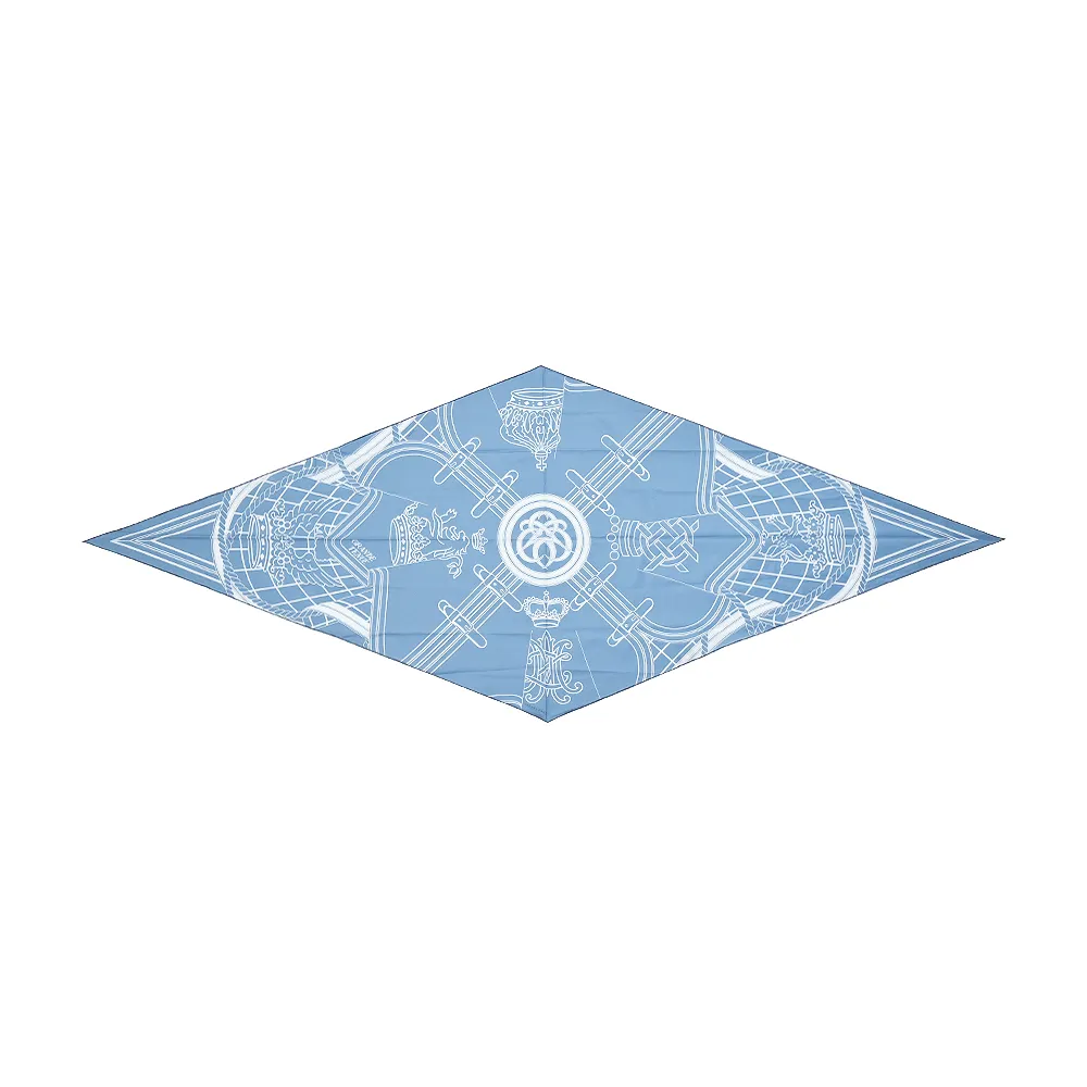 愛馬仕Grand Theatre Nouveau shawl動物畫廊 140喀什米爾與真絲混紡方巾(白色/粉色/淡黃色) 歷史價格詳細信息