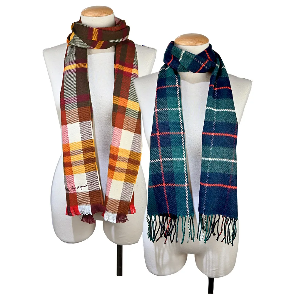 agnes b.格子毛呢羊毛手提/斜背包(小/黑) 歷史價格詳細信息