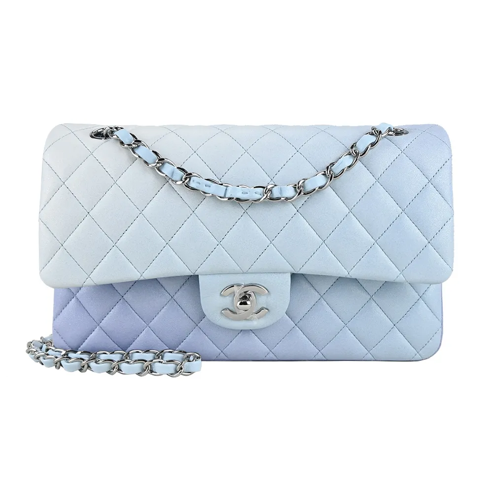 CHANEL 經典斜紋真絲領帶(藍色) 歷史價格詳細信息