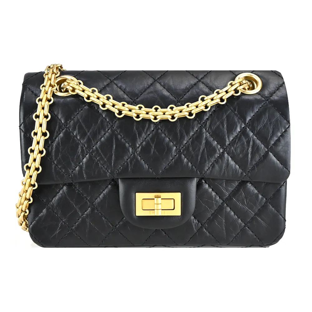 CHANEL 金釦小牛皮翻蓋手提/斜背WOC 鍊包(黑色)_展示品 AP3240 B10354 94305 歷史價格詳細信息