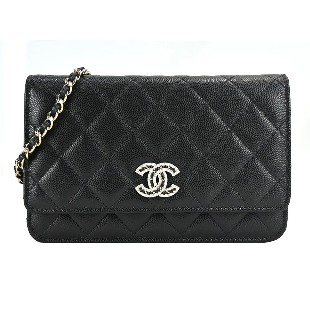 CHANEL 經典金釦小牛皮 Boy Chanel 20cm (黑色) A67085 Y09939 94305 歷史價格詳細信息
