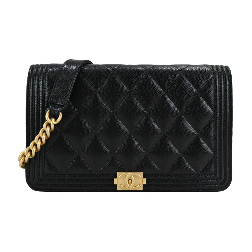 CHANEL 小牛皮荔枝紋 黑色金鍊 MINI COCO SQUARE 17CM正方 特價 歷史價格詳細信息