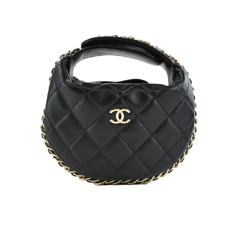 CHANEL 新款雙C LOGO小羊皮三折短夾(灰銀) 歷史價格詳細信息