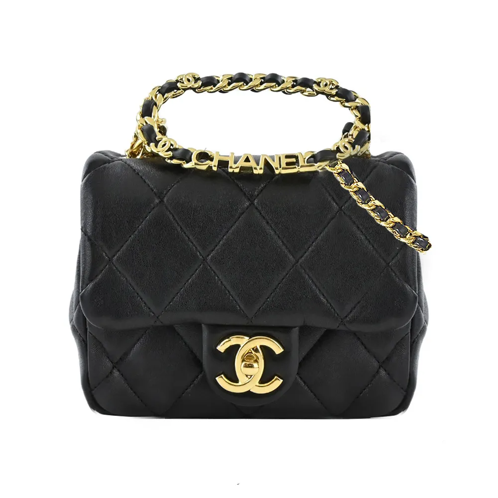 CHANEL 新款菱格紋立體白色雙C LOGO羊毛毛帽 (灰色) 歷史價格詳細信息