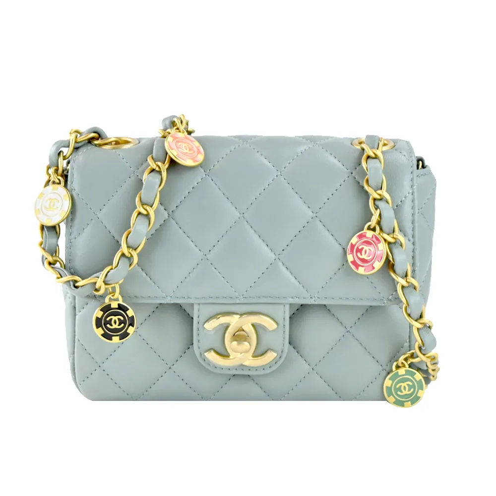 CHANEL 經典斜紋真絲領帶(藍色) 歷史價格詳細信息